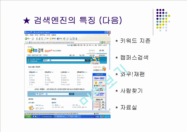 [언론정보학] 검색엔진의 비교.ppt